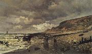 Claude Monet La Pointe de la Heve a Maree basse oil painting picture wholesale